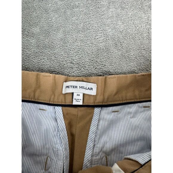 Peter Millar Crown Pilot Twill Short Men's Size 32 Beige - Picture 3 of 9